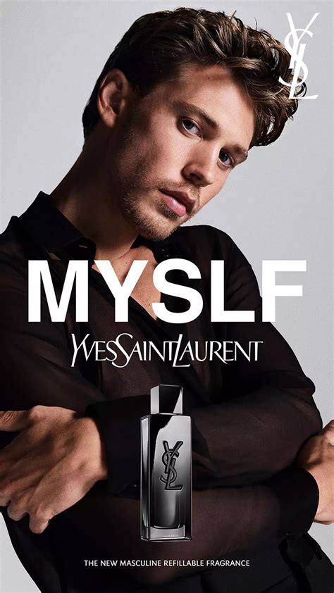 yves st laurent advert model.